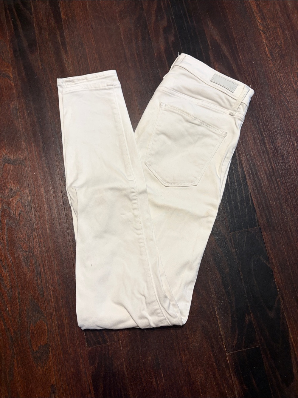 Abercrombie & Fitch White Skinny Jeans